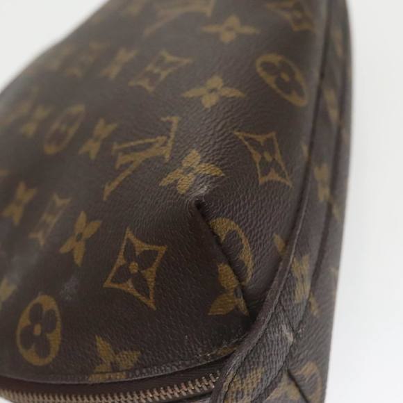 LOUIS VUITTON Monogram Trousse Demi Ronde Cosmetic Pouch M47520 LV Auth 100605 - Picture 16 of 16